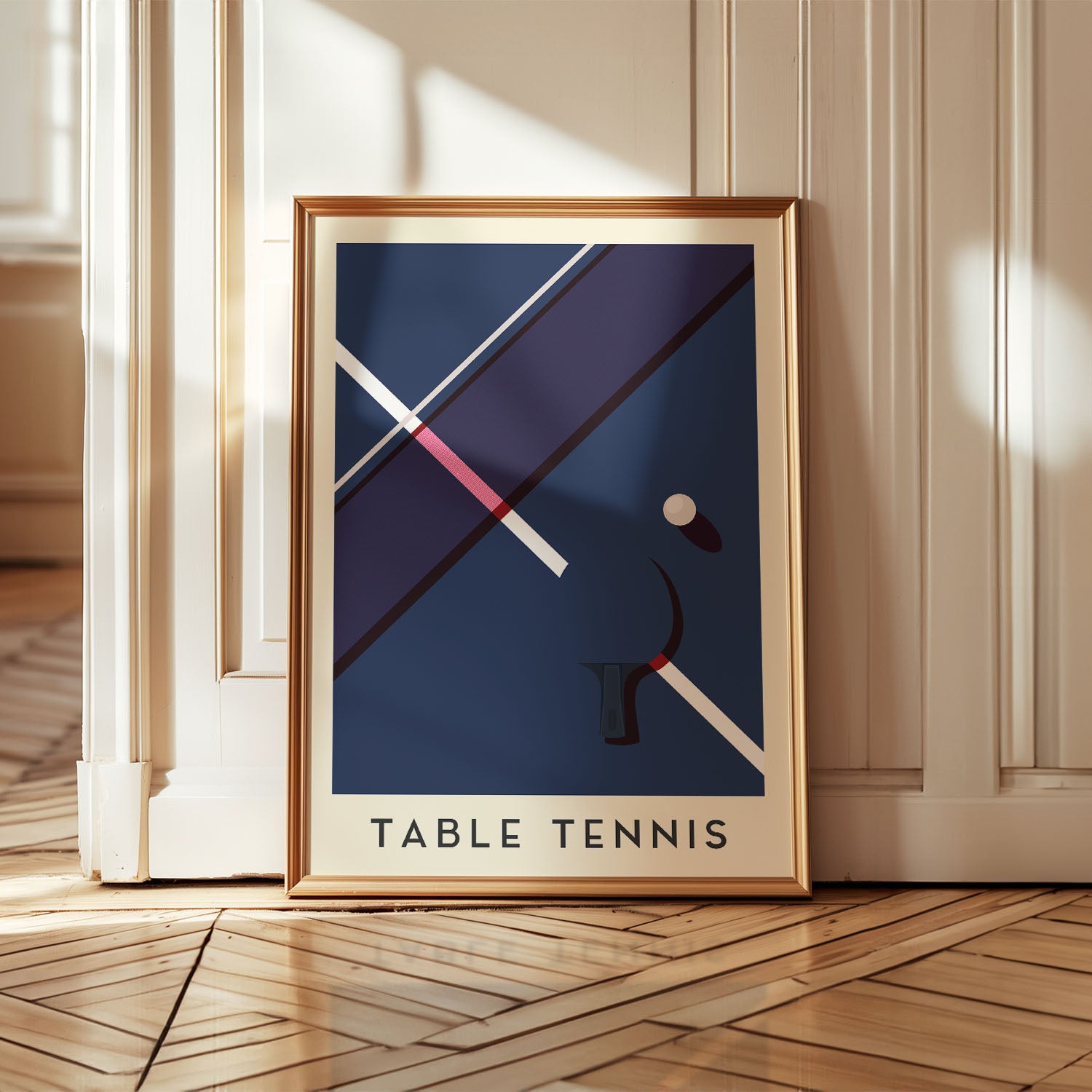 Table Tennis Art Print