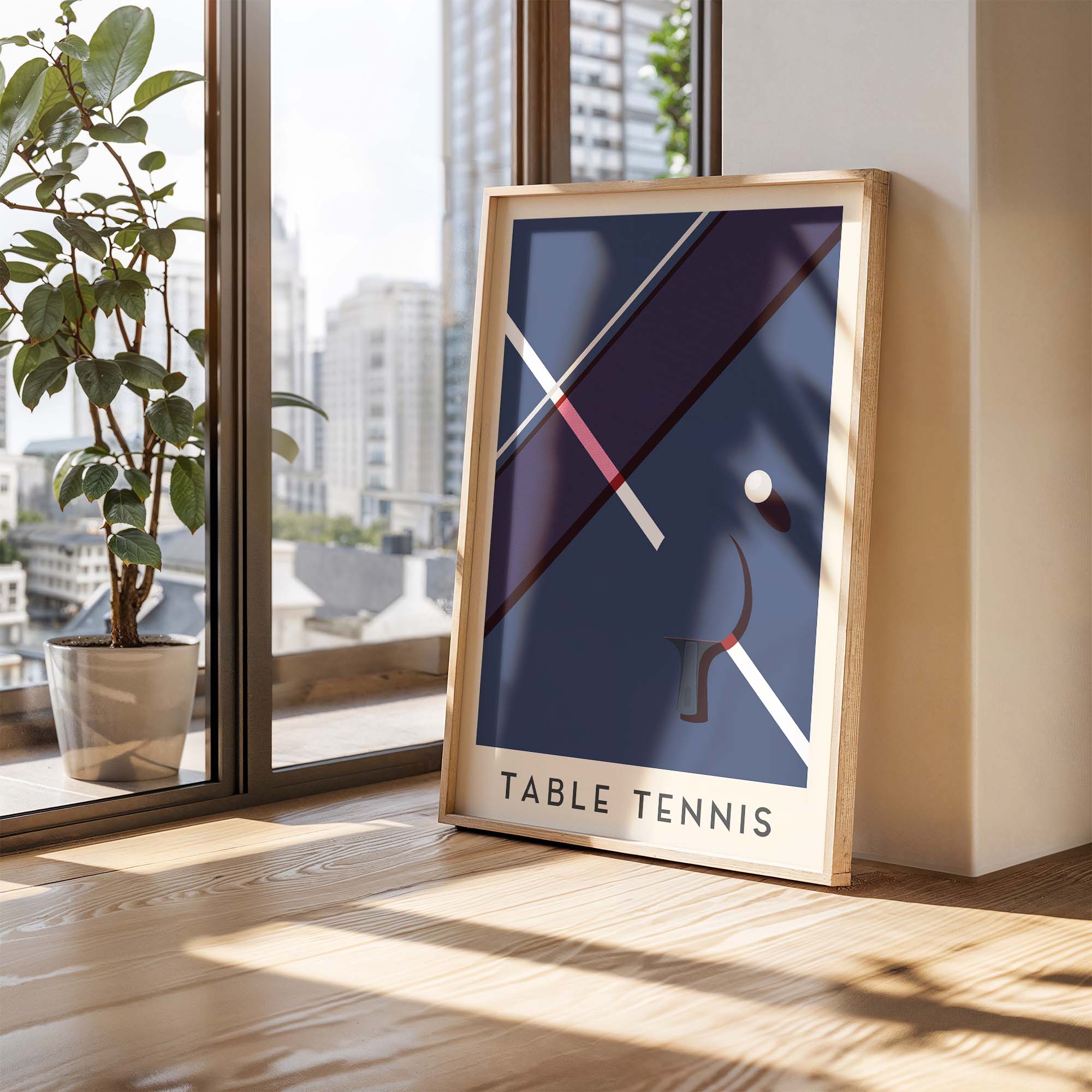 Table Tennis Art Print