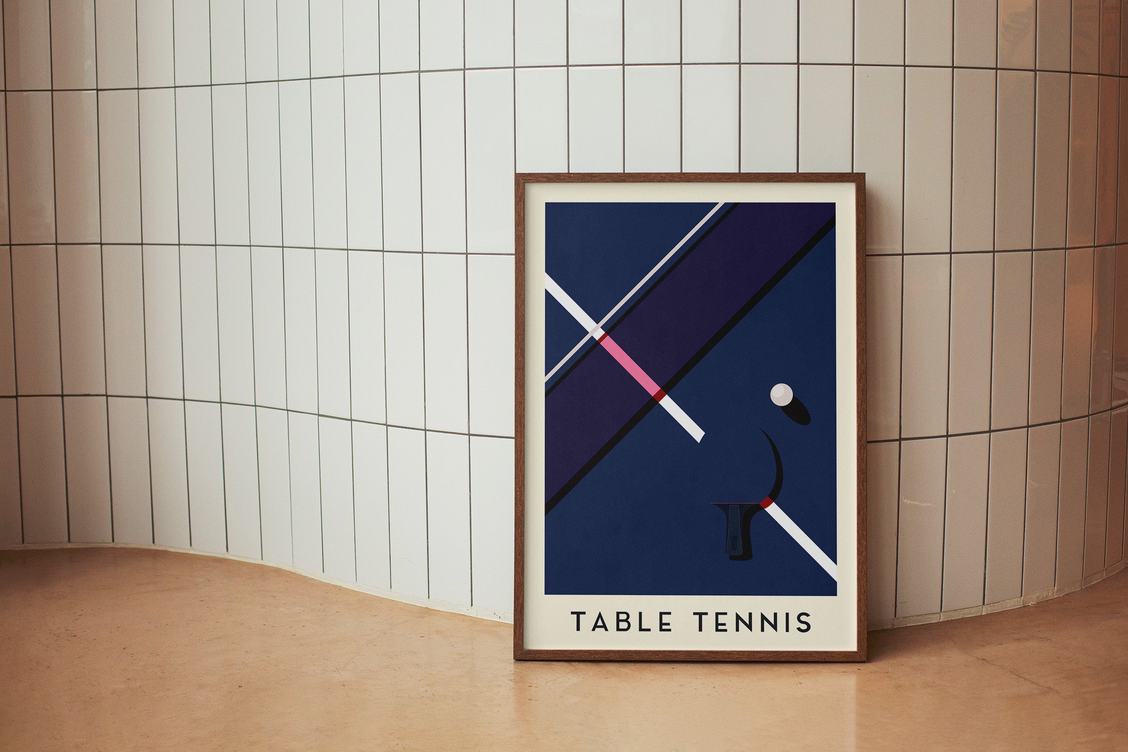 Table Tennis Art Print