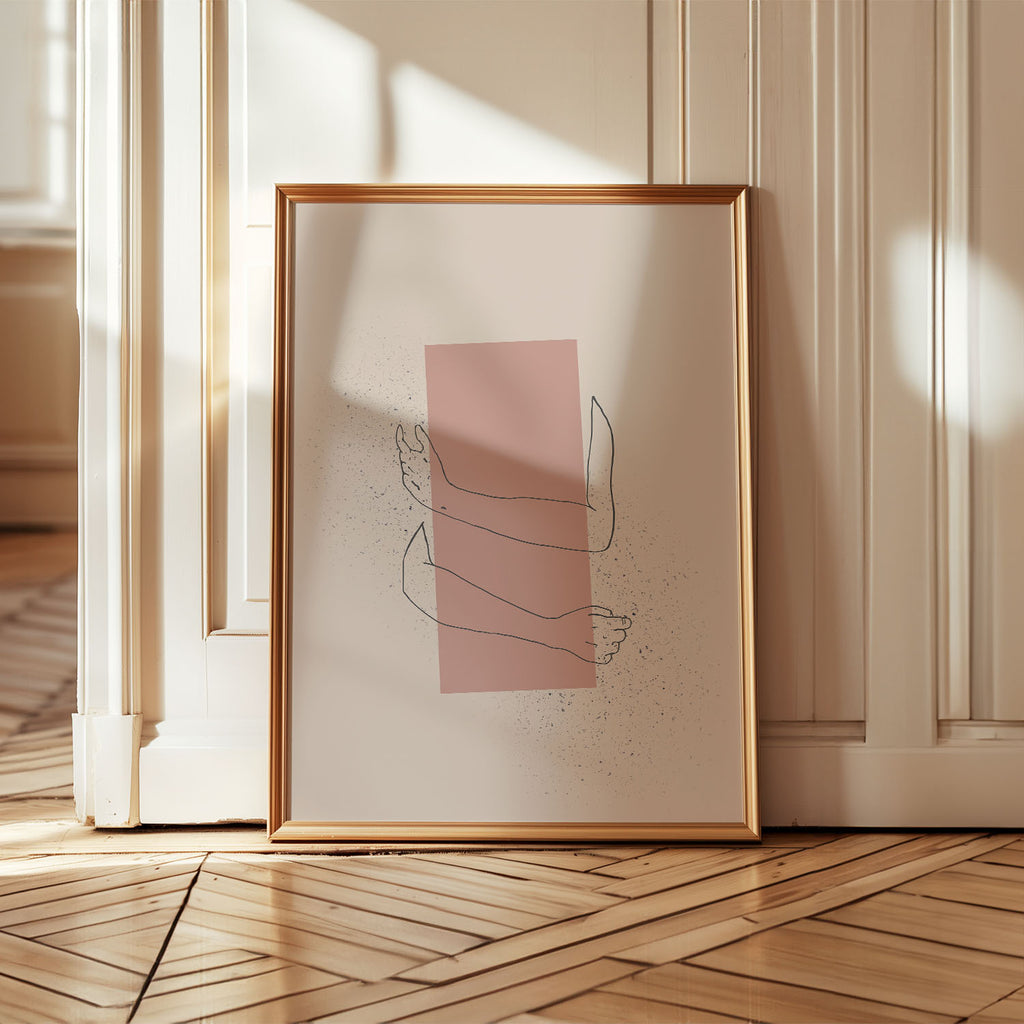 Virtual Hug Art Print