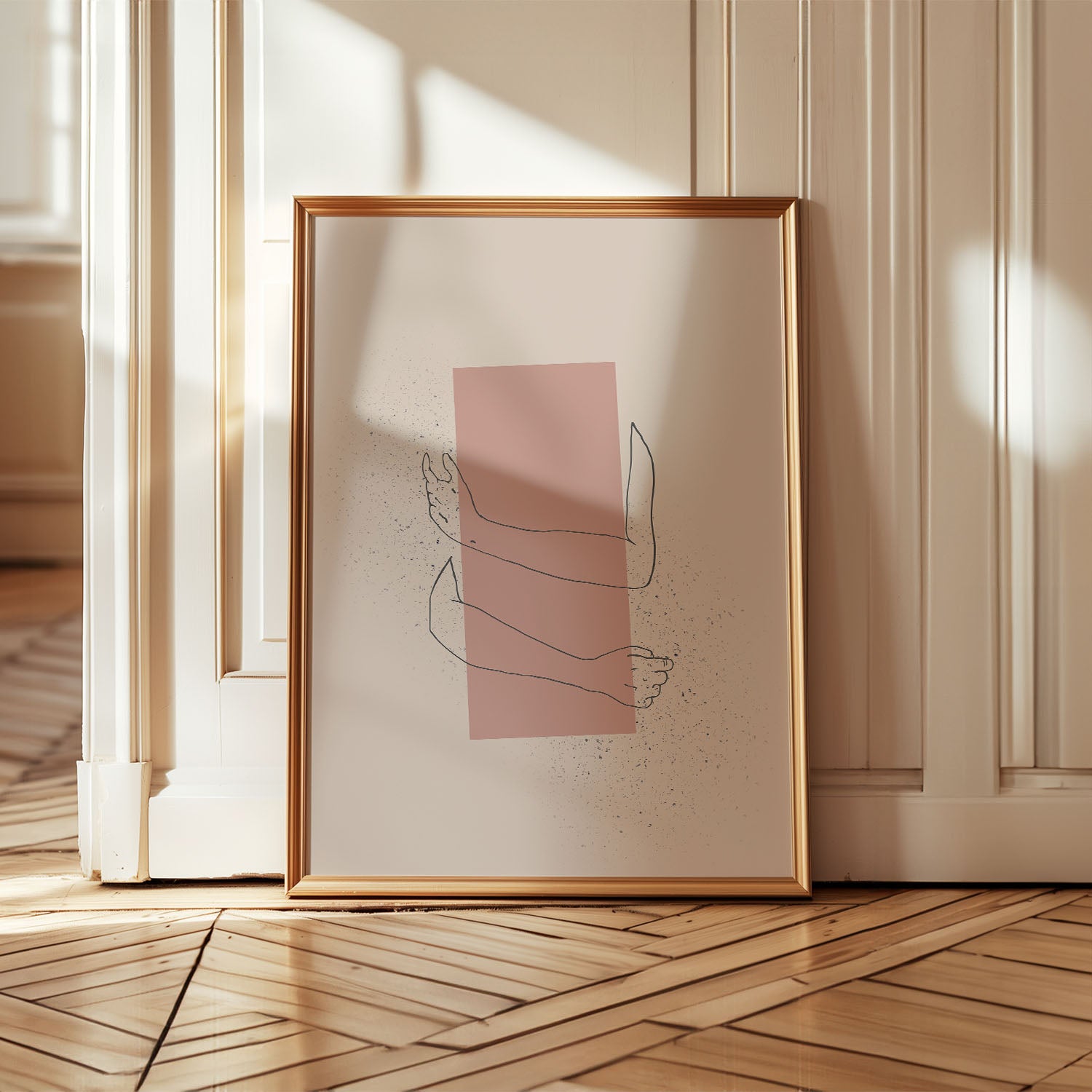 Virtual Hug Art Print