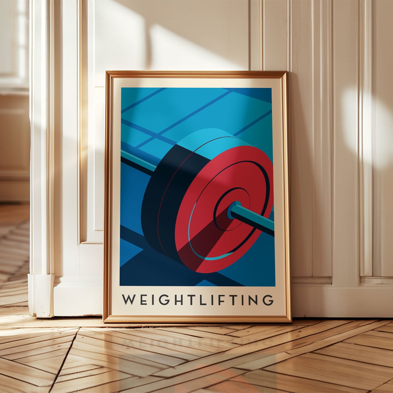 Weightlifting Art Print