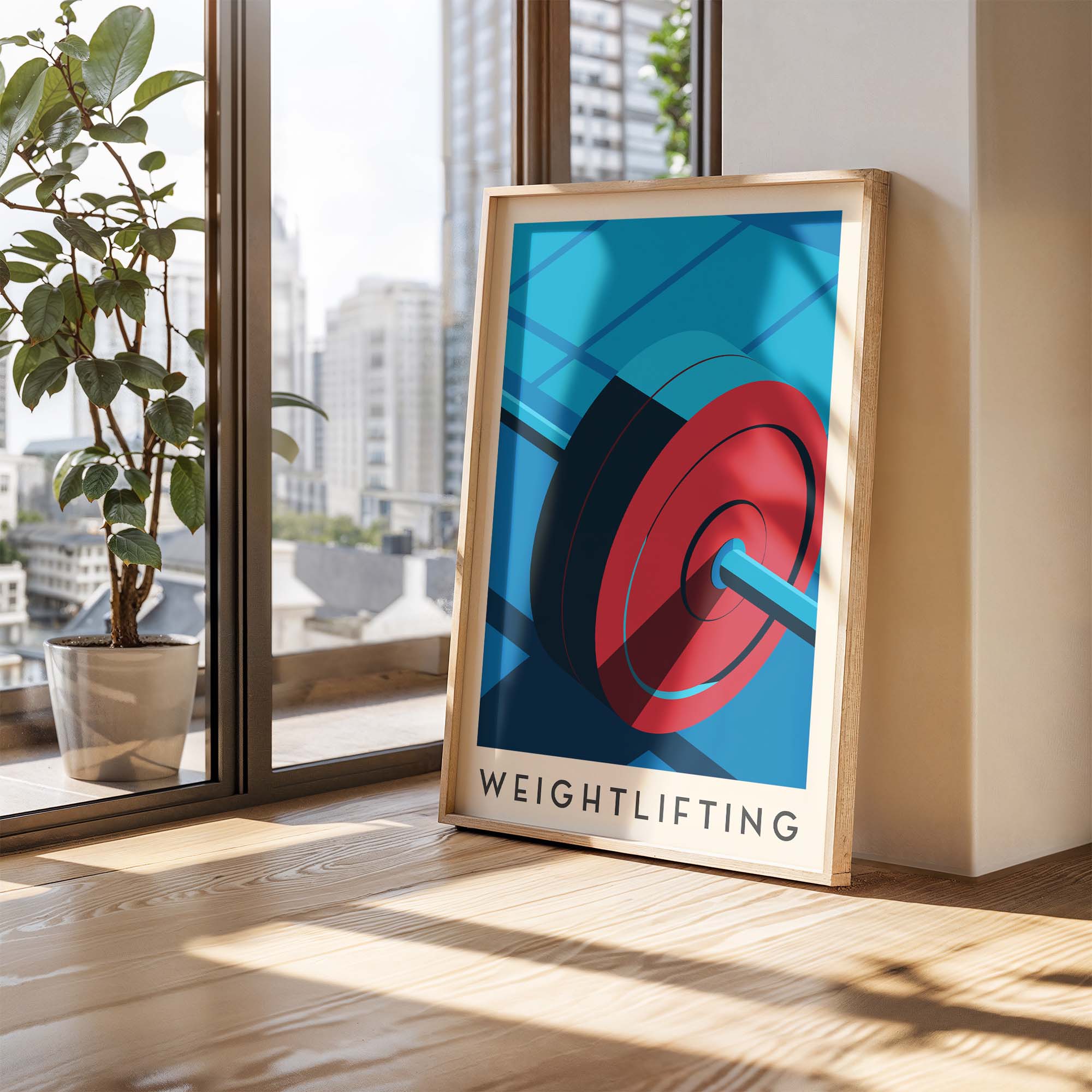 Weightlifting Art Print