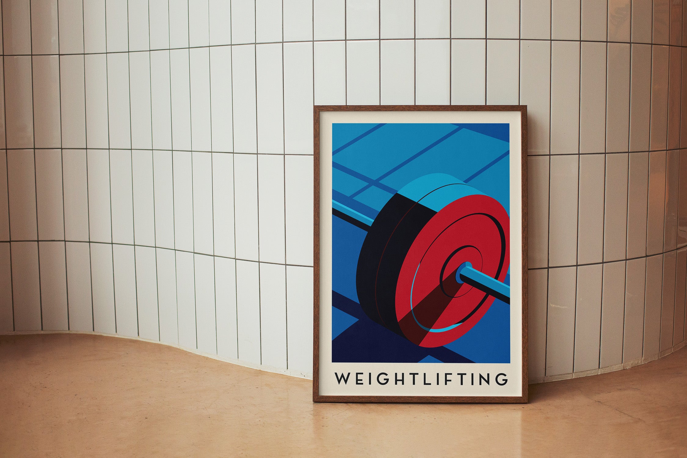 Weightlifting Art Print