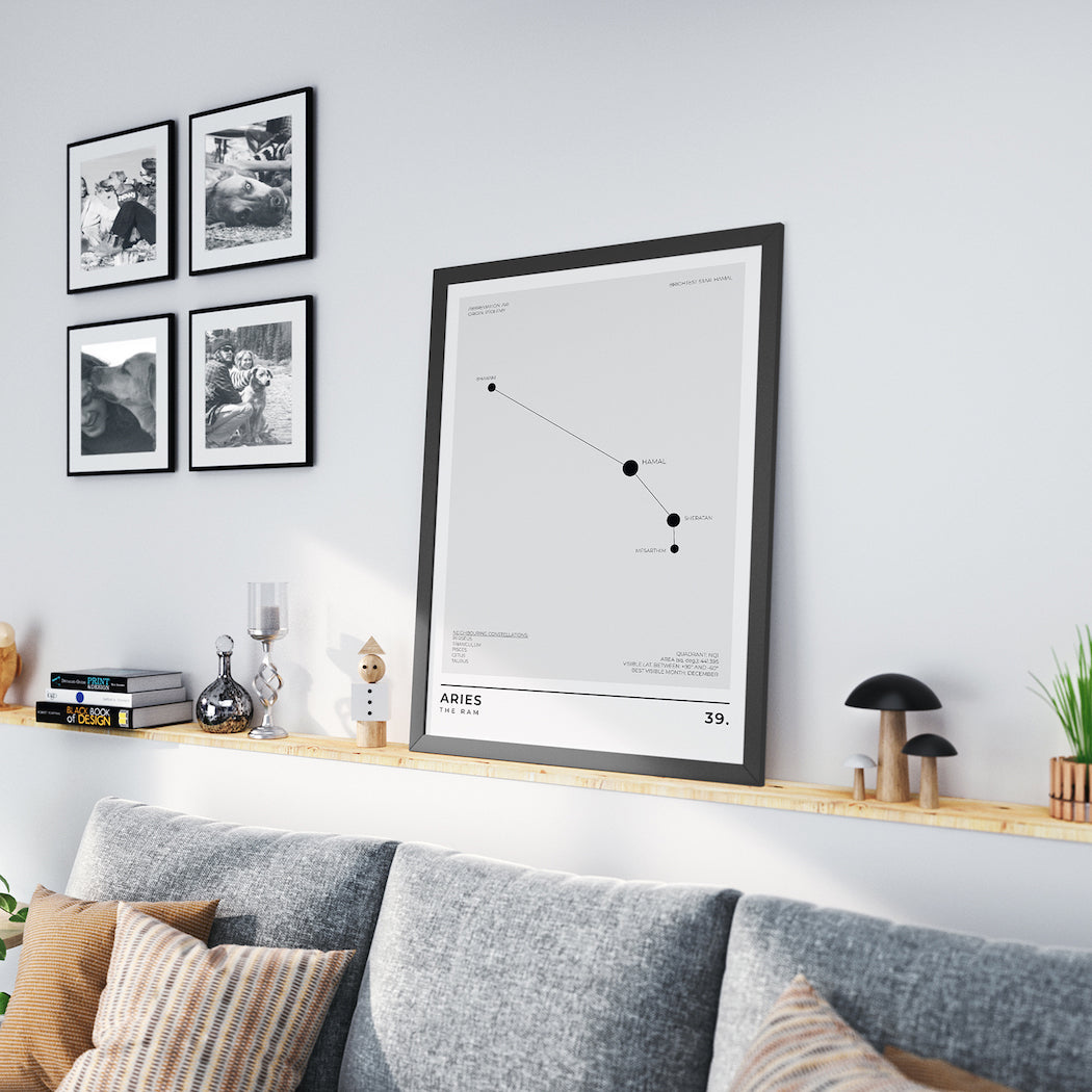 Aries Constellation Art Print