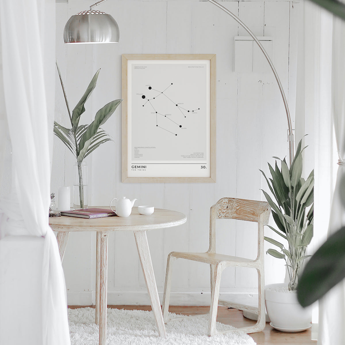 Gemini Constellation Art Print