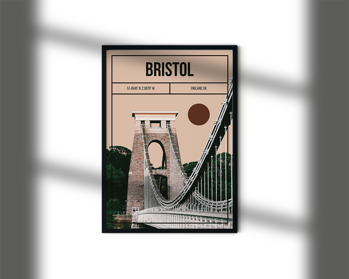 Bristol Clifton Bridge Art Print | MMart