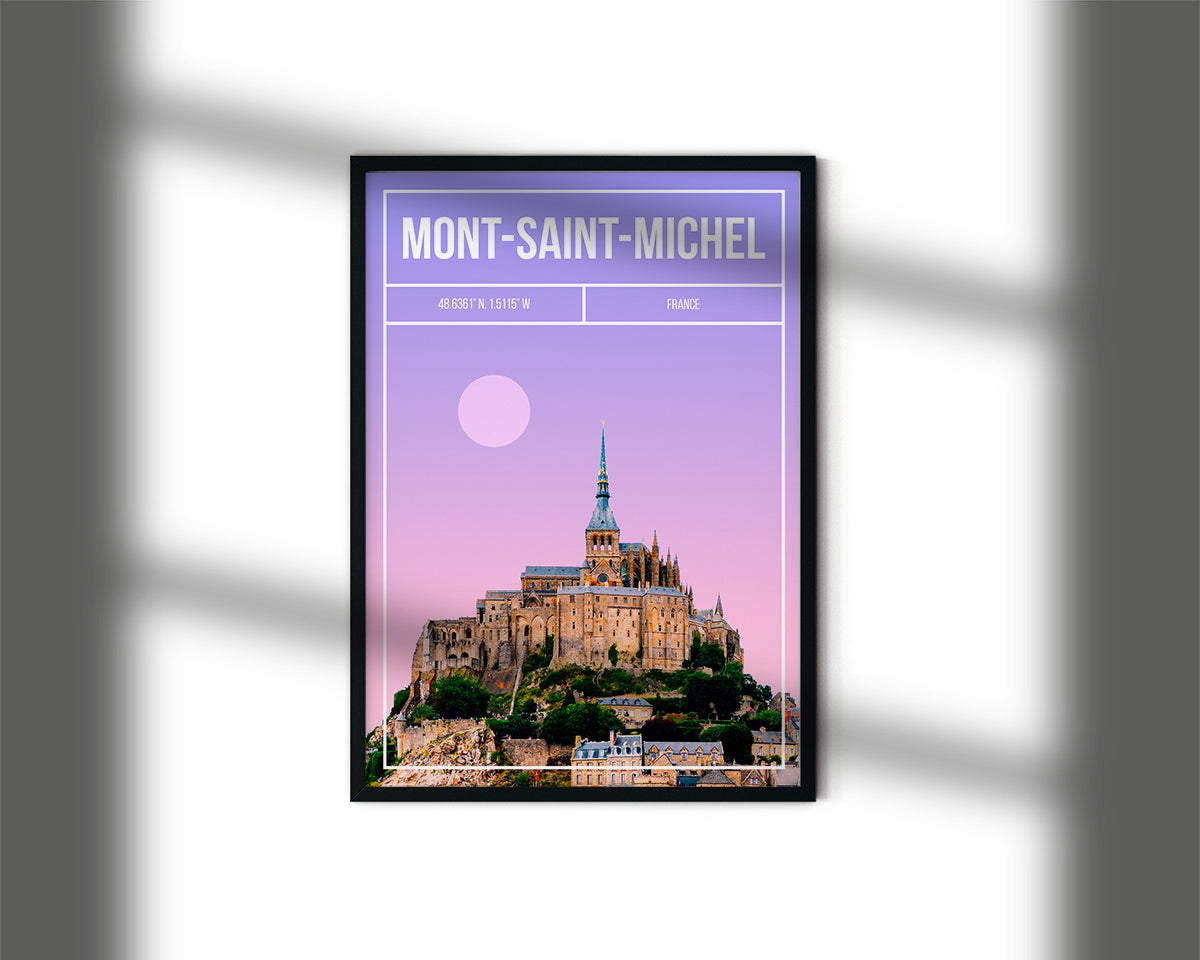 Mont-Saint-Michel Art Print | MMart