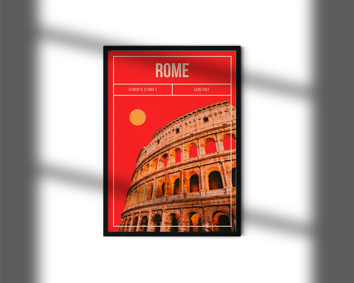 Rome Colosseum Art Print | MMart