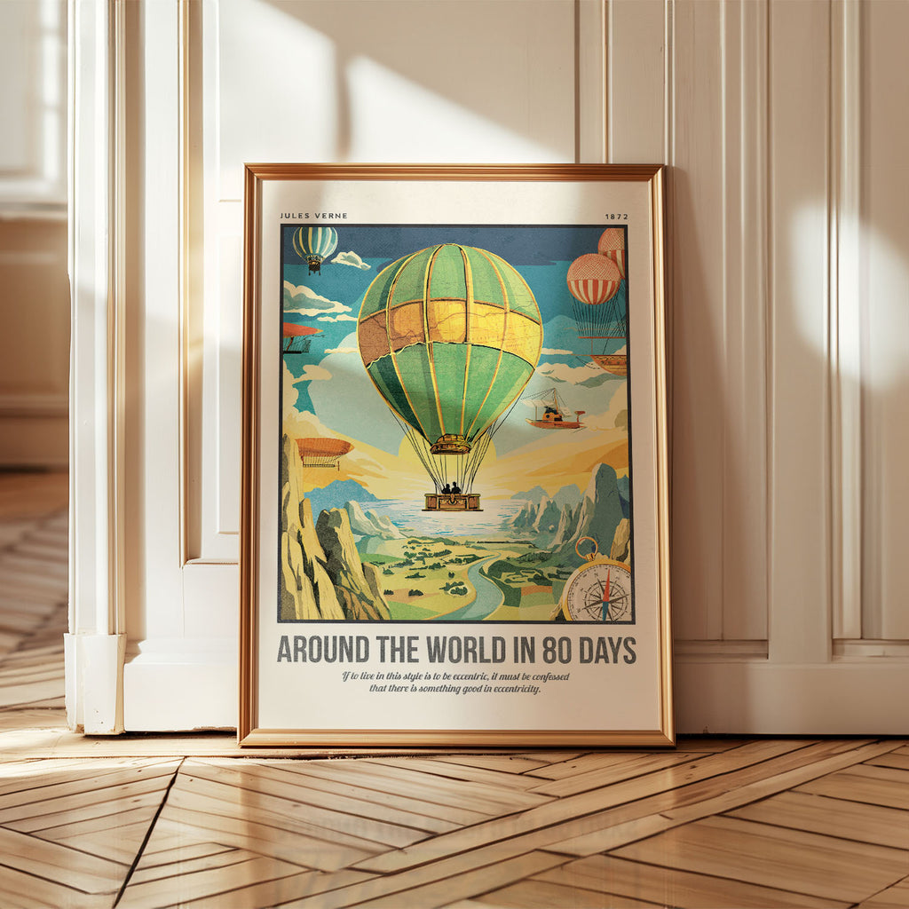 Around the World in 80 Days Art Print