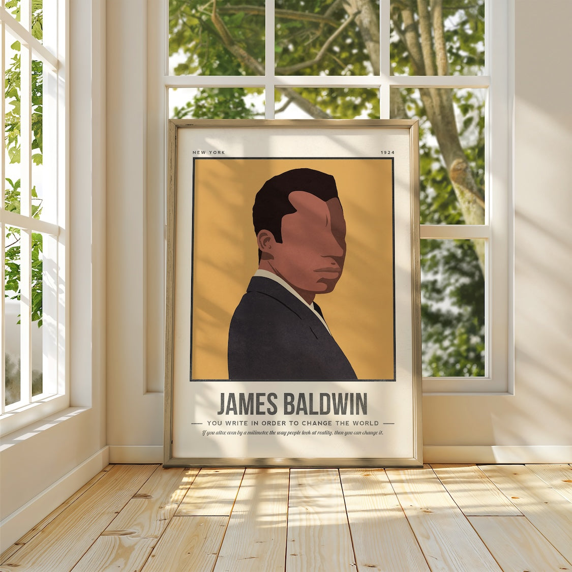 James Baldwin Art Print