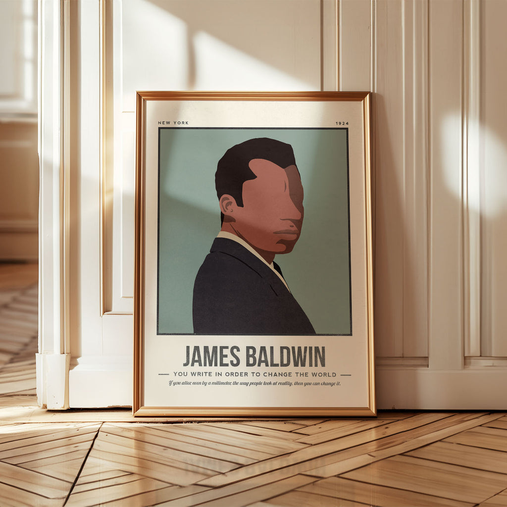 James Baldwin Art Print