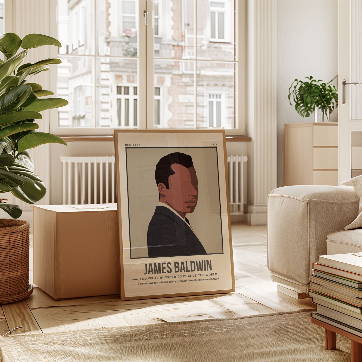 James Baldwin Art Print