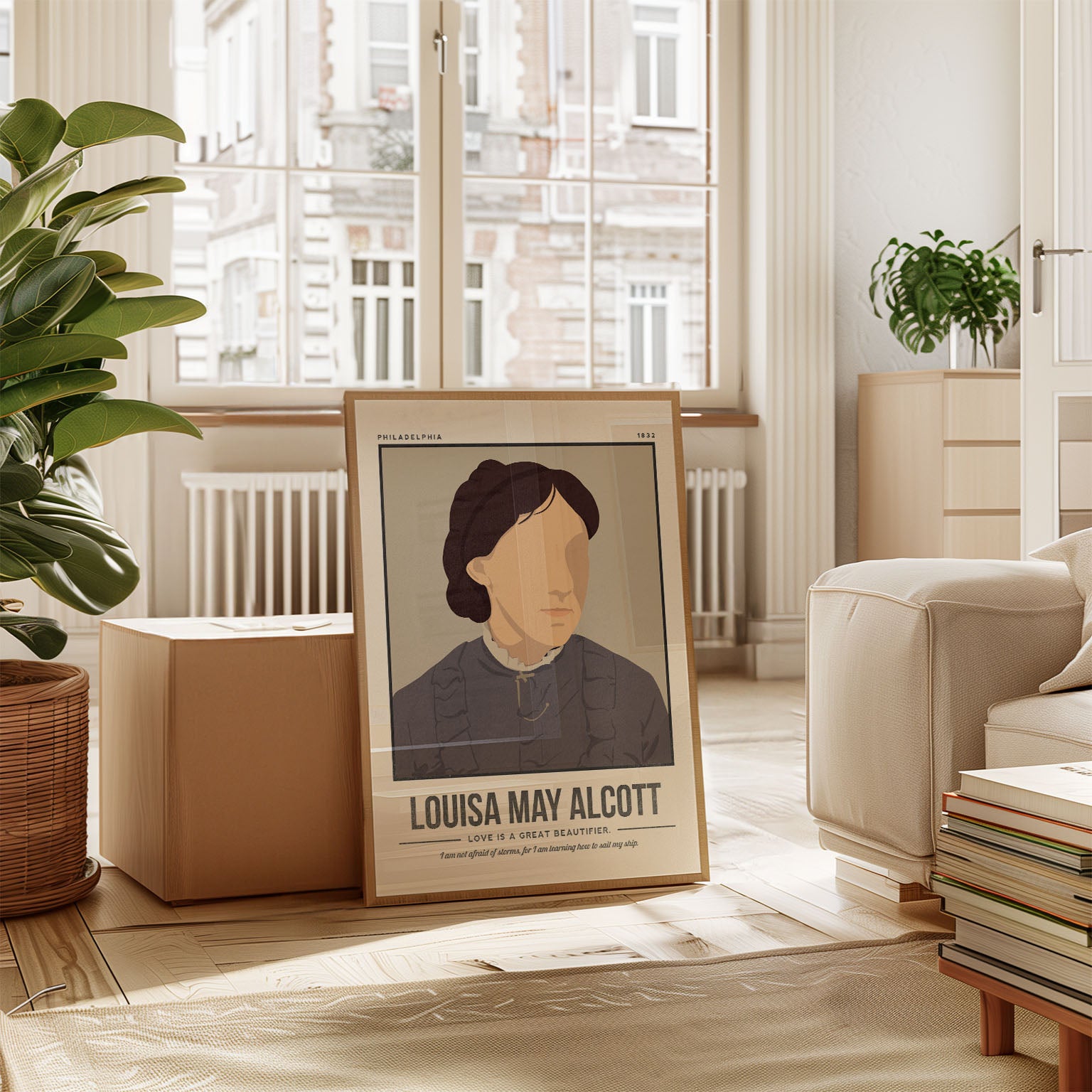 Louisa May Alcott Art Print