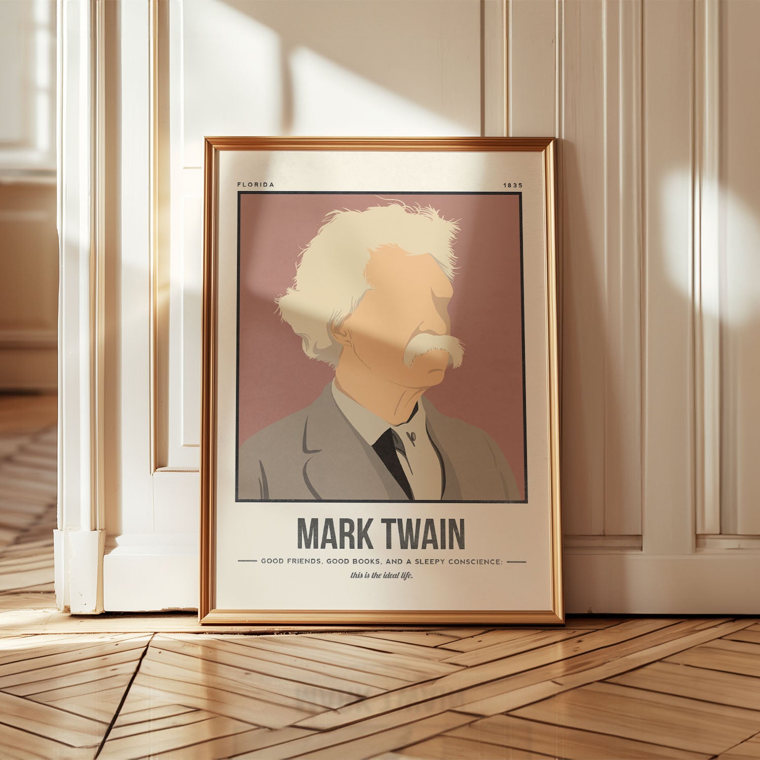 Mark Twain Art Print