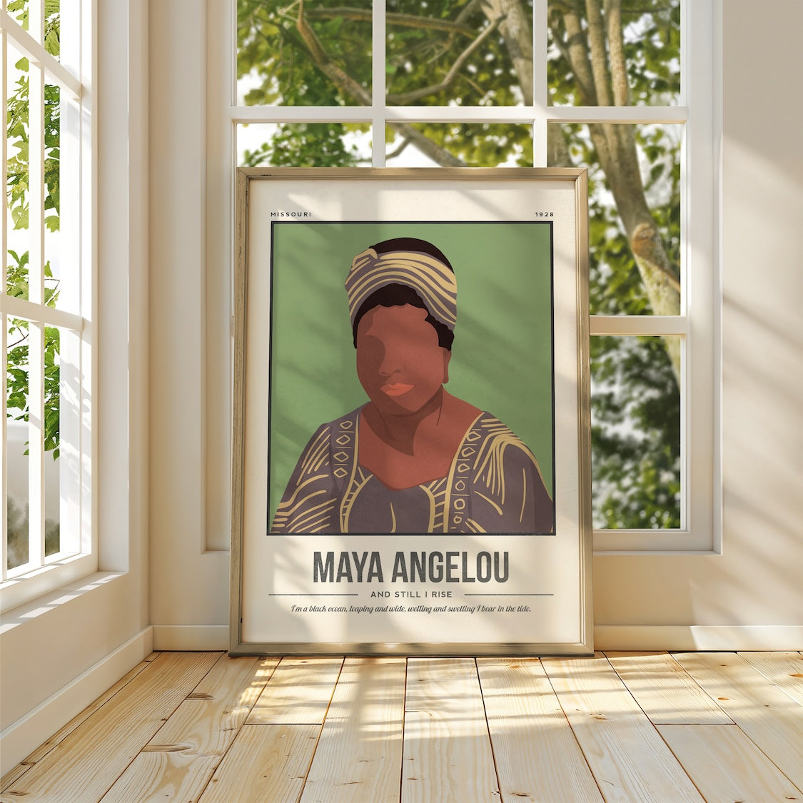 Maya Angelou Art Print