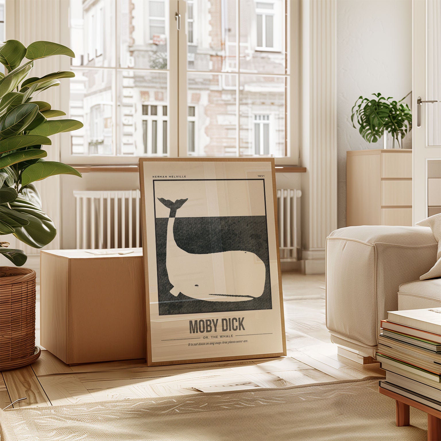 Moby Dick or, The Whale Art Print