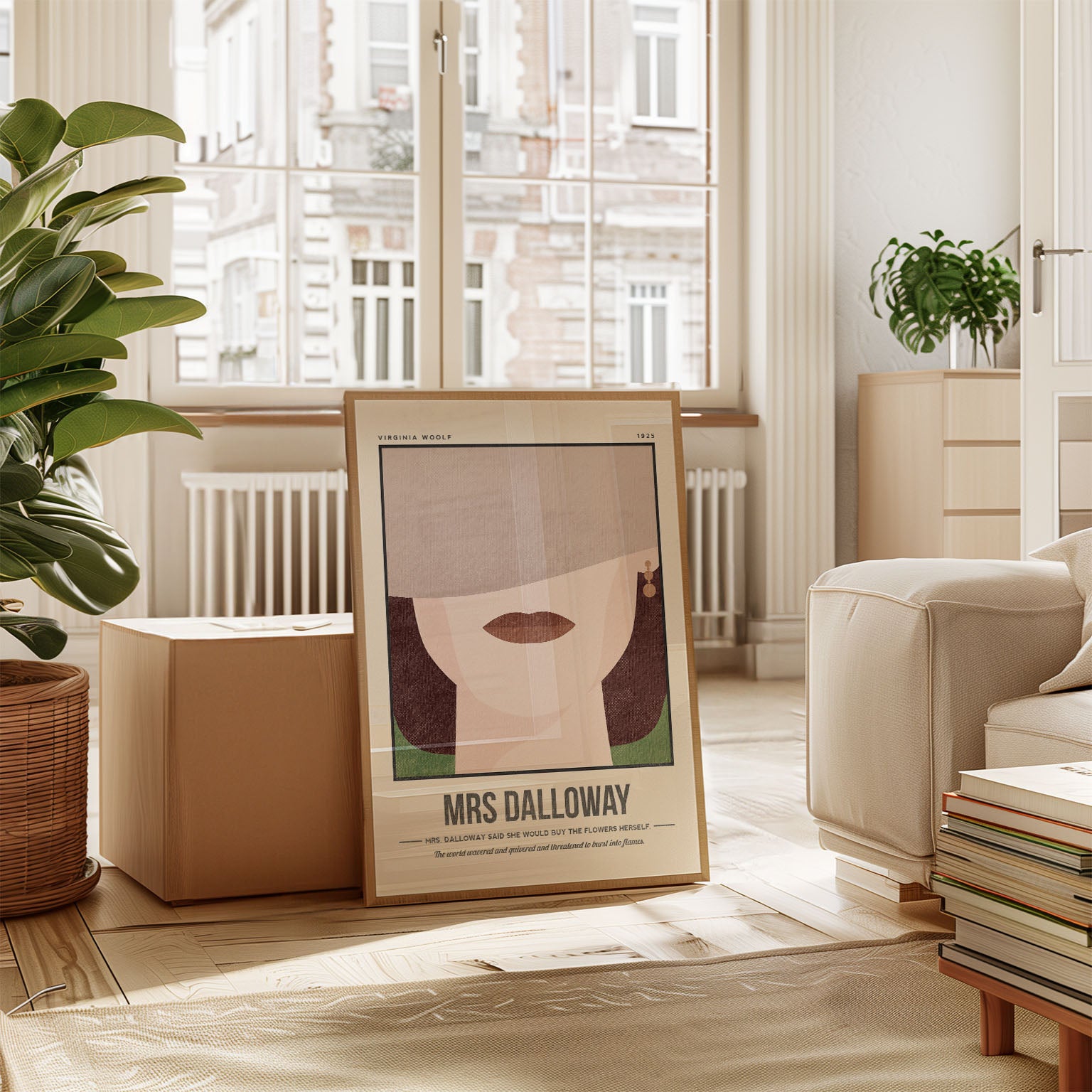 Virginia Woolf Art Prints Set of 3