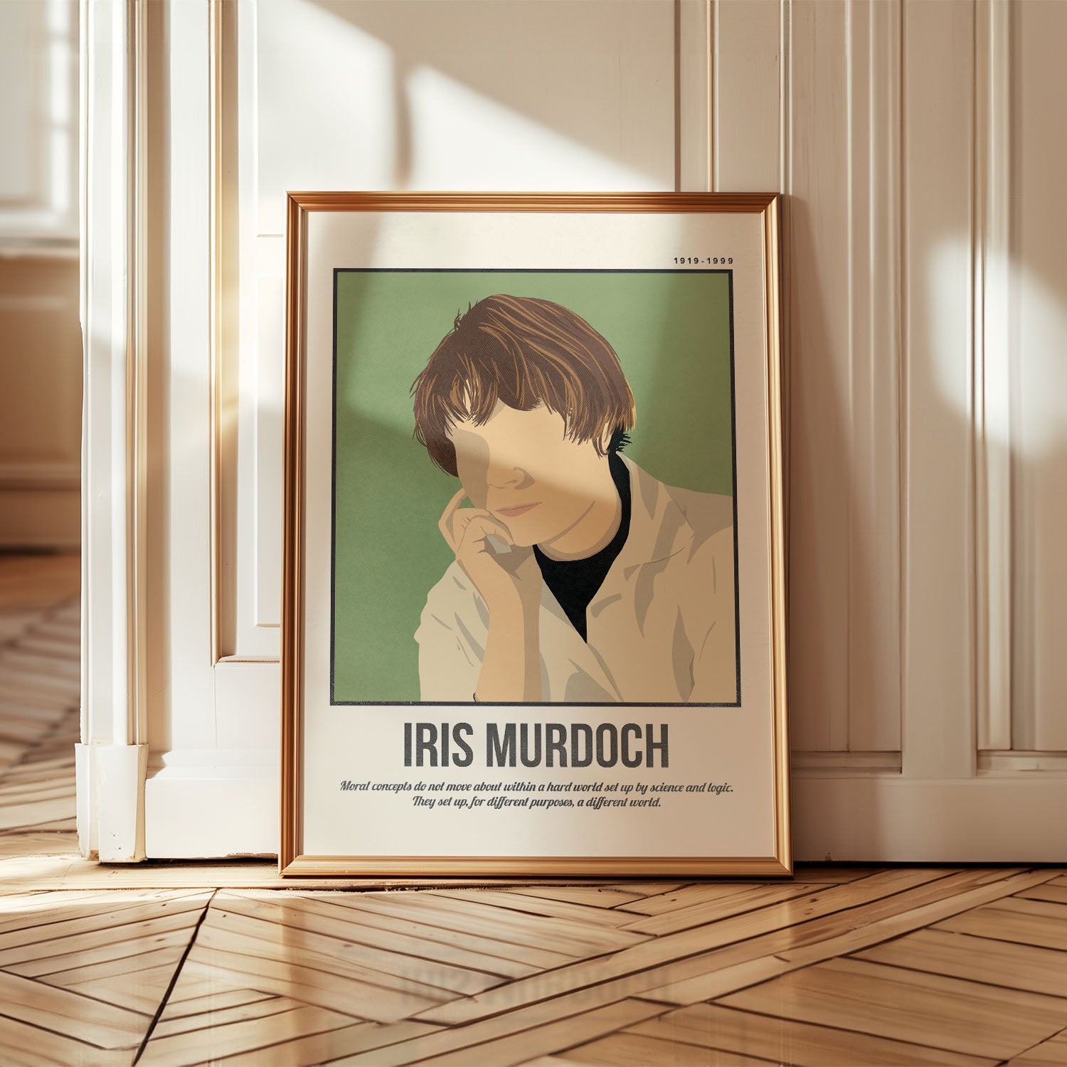 Iris Murdoch Art Print