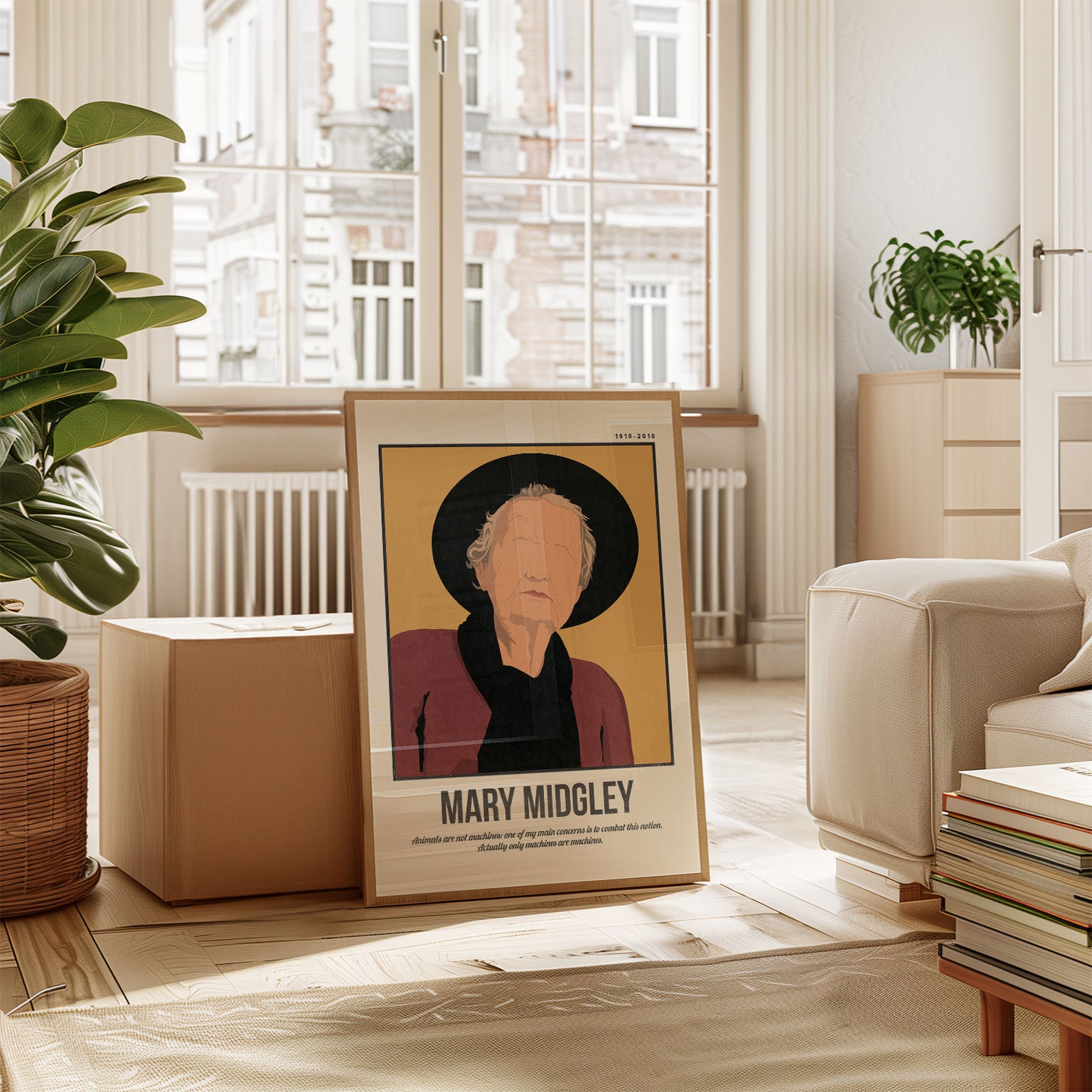 Mary Midgley Art Print