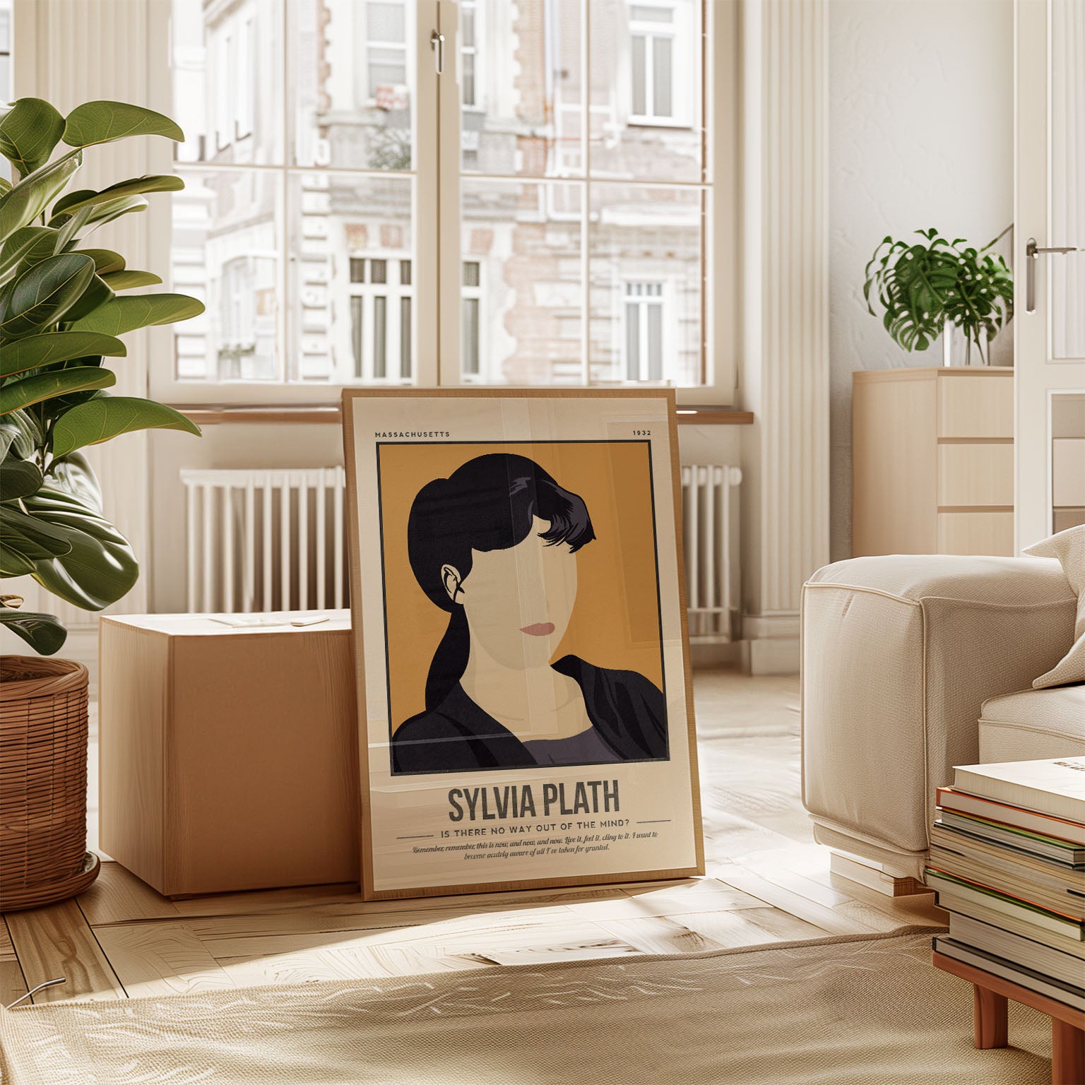 Sylvia Plath Art Print