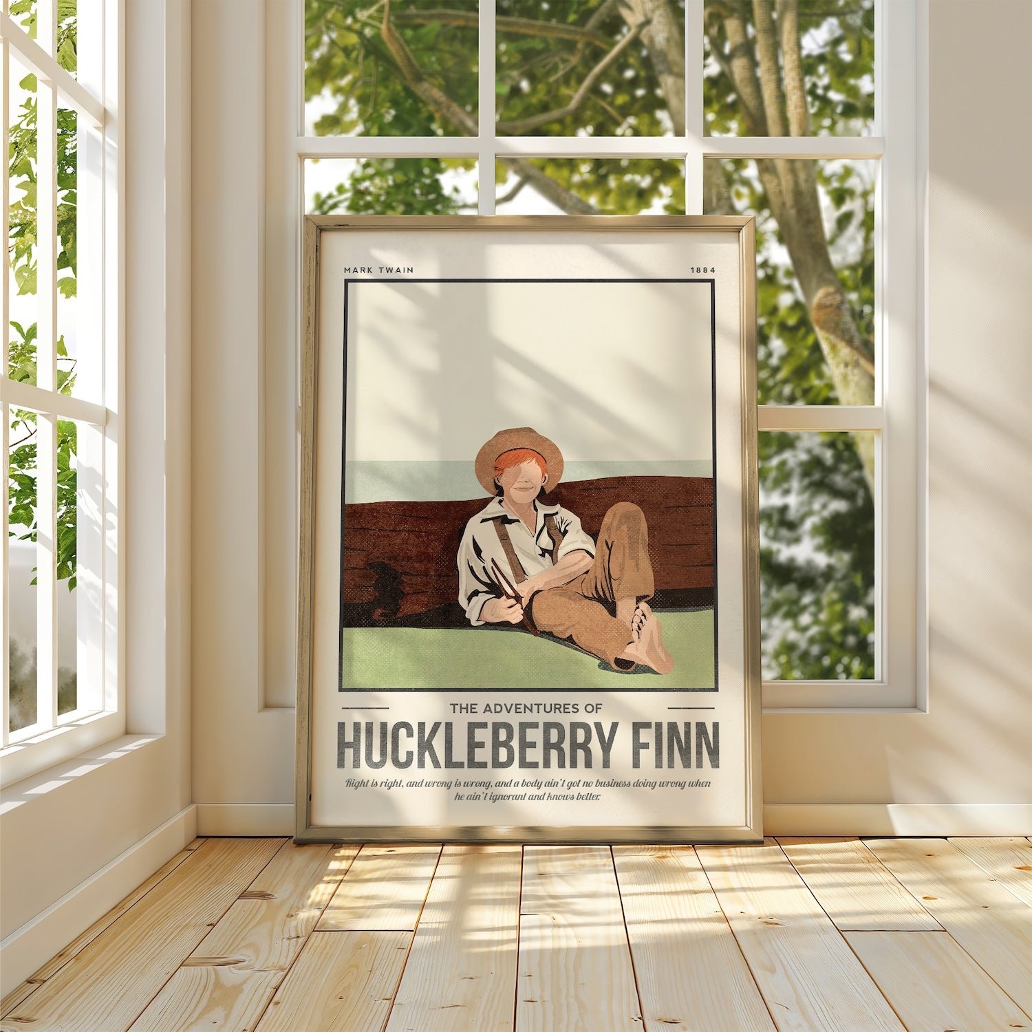 The Adventures of Huckleberry Finn Art Print