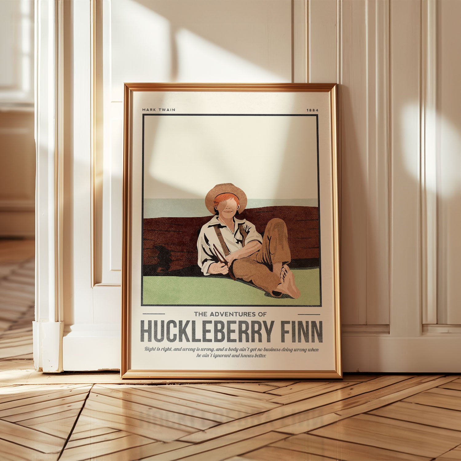 The Adventures of Huckleberry Finn Art Print