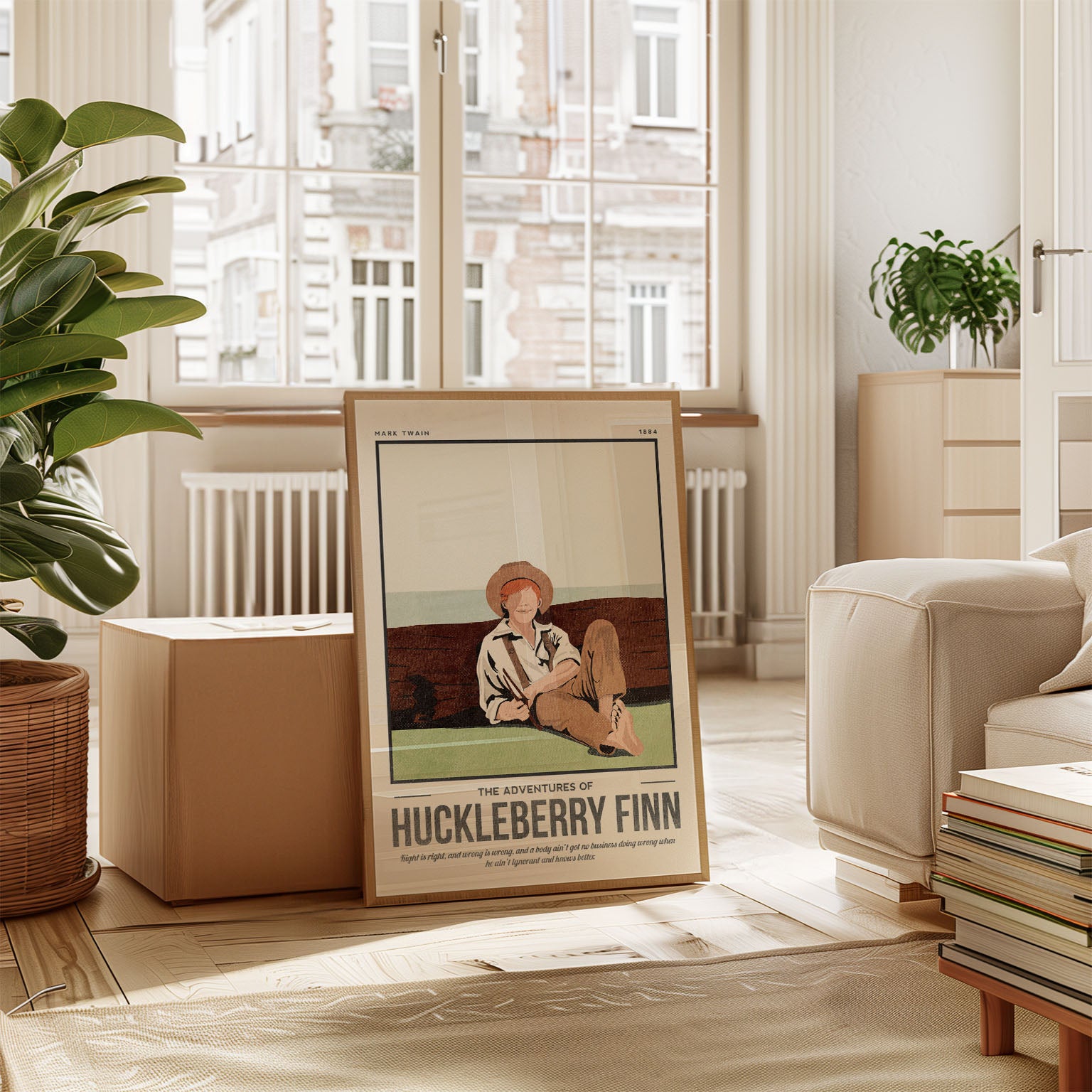 The Adventures of Huckleberry Finn Art Print