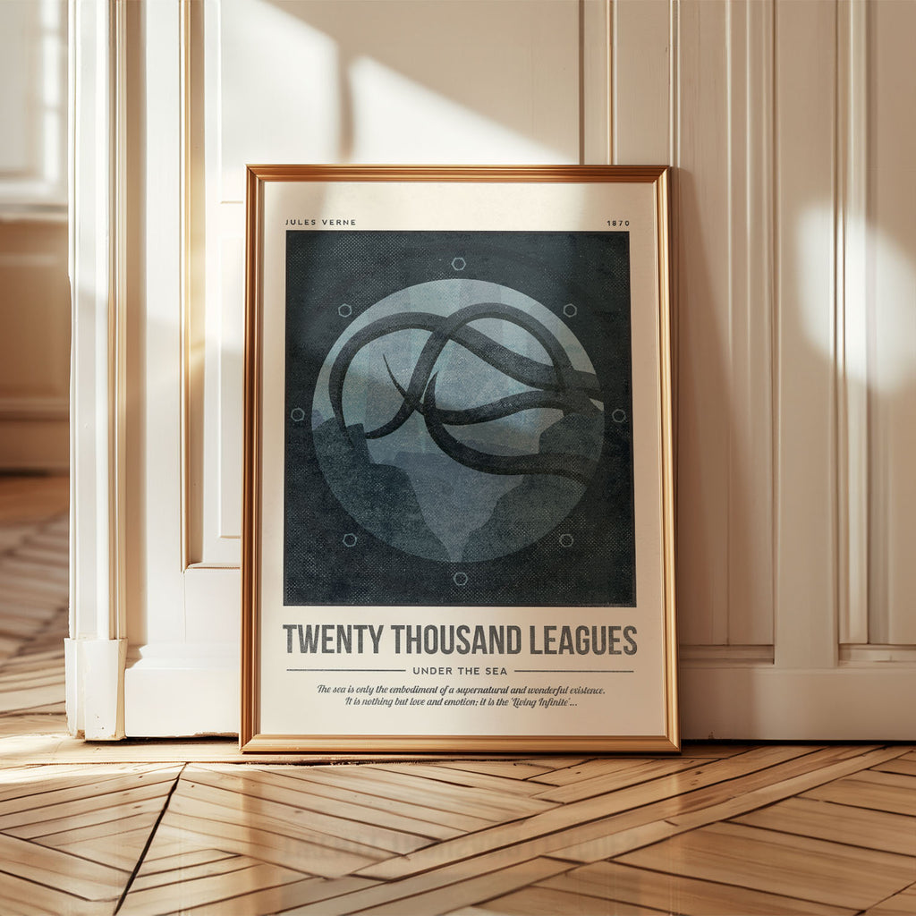 Twenty Thousand Leagues Under the Sea Art Print