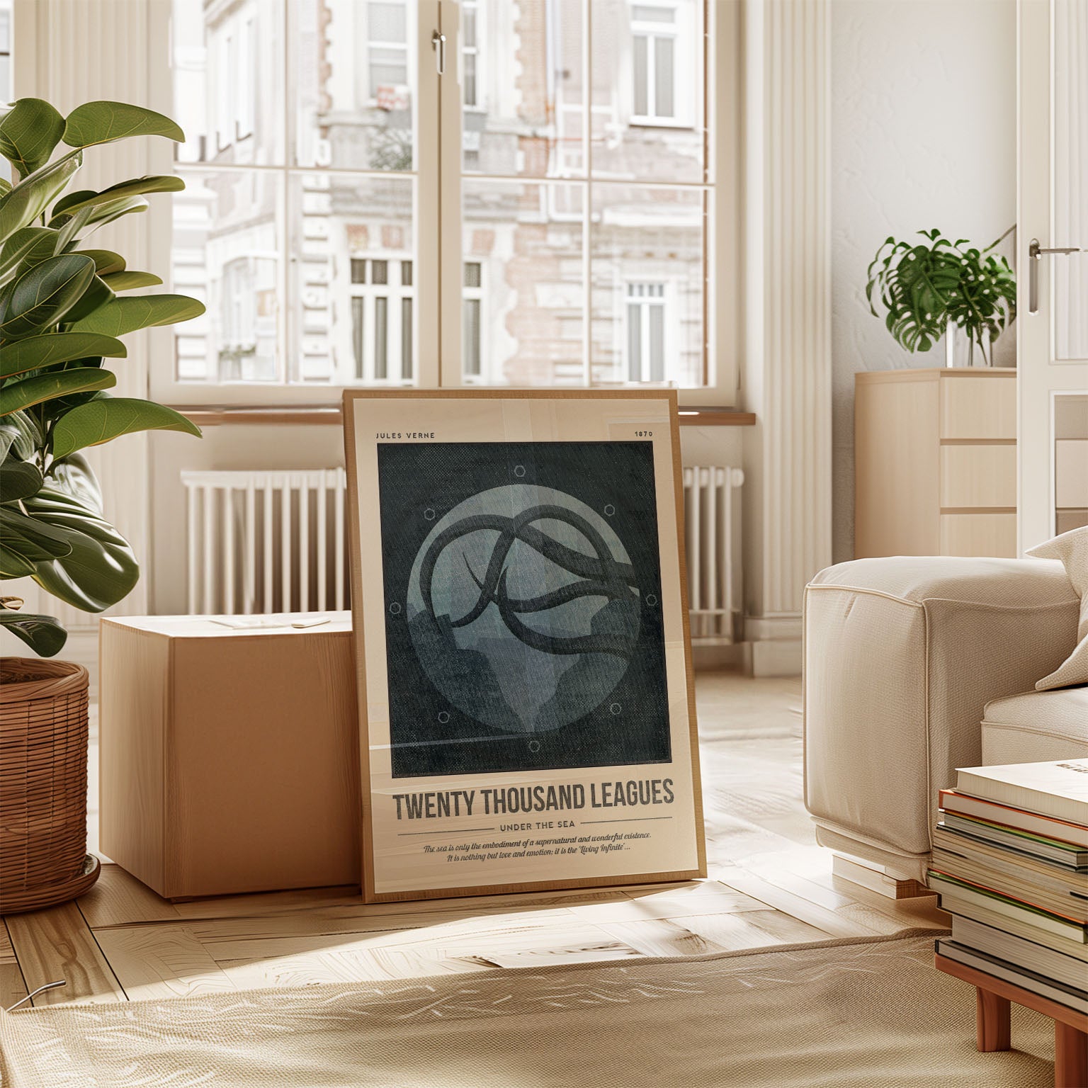 Twenty Thousand Leagues Under the Sea Art Print